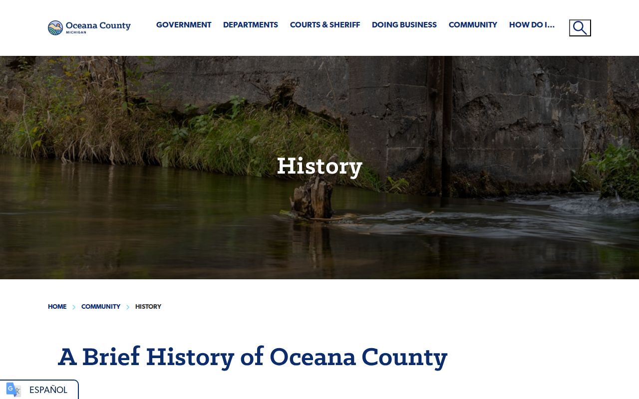 Hart court docket image from Oceana County history